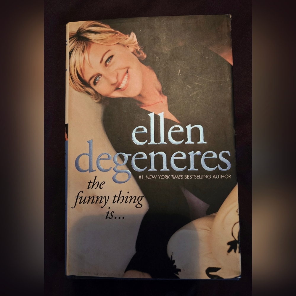 Ellen DeGeneres "The Funny Thing Is" Hardcover Book EUC
